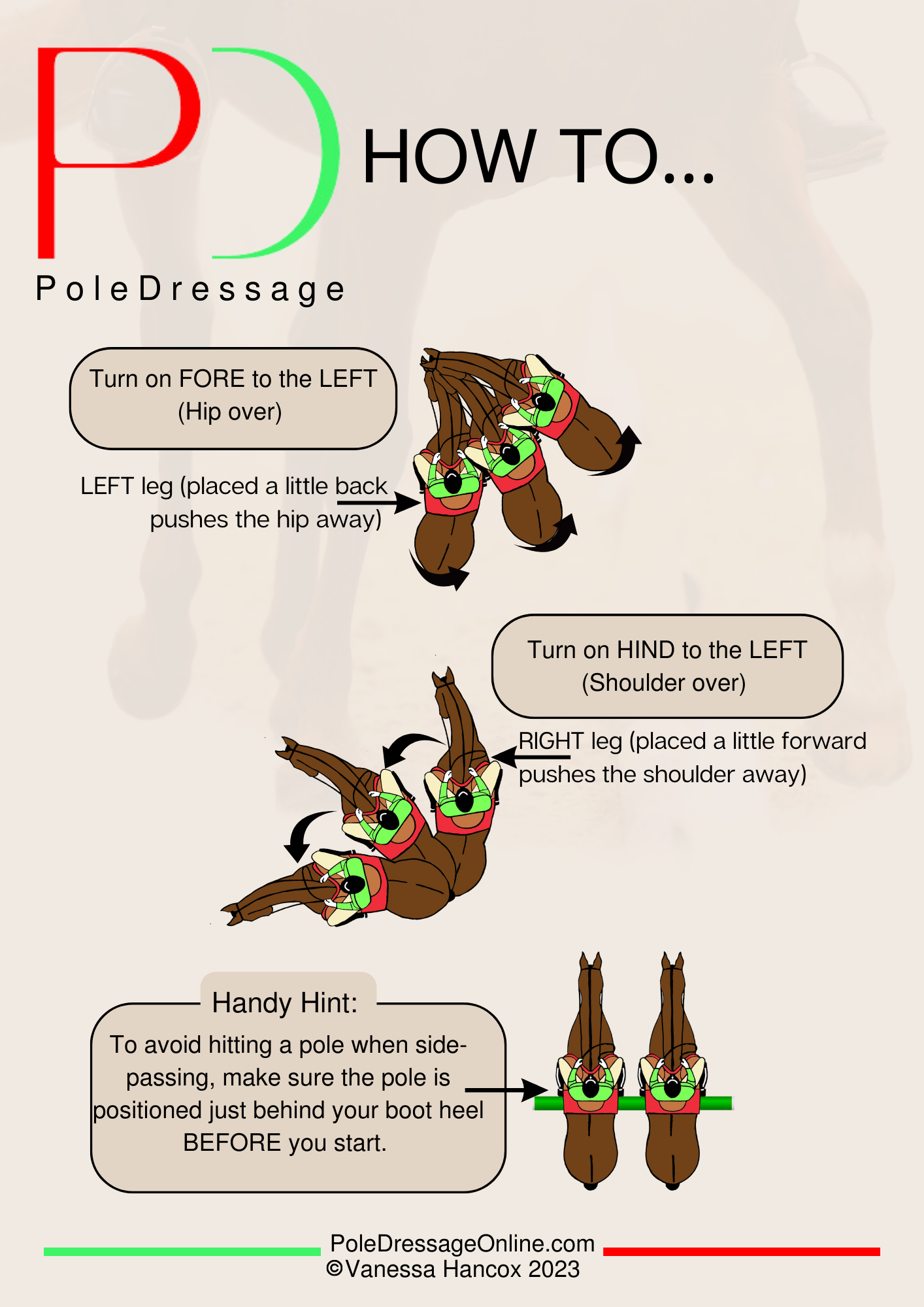 Free download, Your guide to using Pole Dressage Online