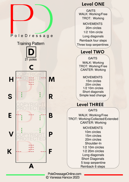 Level 1 D 21 Poles Pole Dressage online